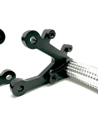 Front Sets Driver's Footrest Footpegs Yamaha MT-03 MT03 YZF R3 ABS (2015-2024) Stunt