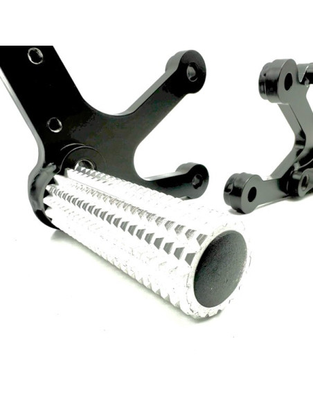 Front Sets Driver's Footrest Footpegs Yamaha MT-03 MT03 YZF R3 ABS (2015-2024) Stunt