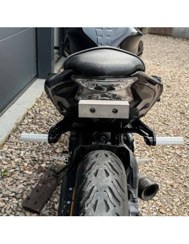 Steel Scrape Bar - 12 o'clock Kawasaki Z650 (2017-2024) 12bar Titan Stunt