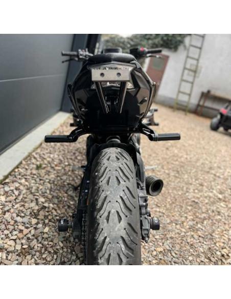 Steel Scrape Bar - 12 o'clock Kawasaki Z650 (2017-2024) 12bar Titan Stunt