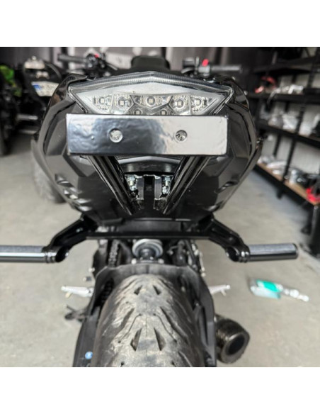 Steel Scrape Bar - 12 o'clock Kawasaki Z650 (2017-2024) 12bar Titan Stunt