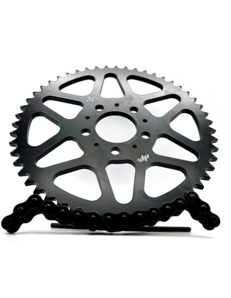 Steel Sprocket 52t 530 Harley Davidson Dyna FXD Glide Sportster 883 1200 1450 1600 Stunt Club Style