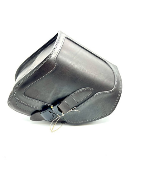 Brown Saddlebag + Frame for Indian Boober Twenty Rogue Sixty (20017-2024) Leather Solo Bag Custom