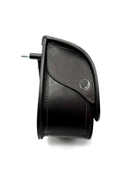 Brown Saddlebag + Frame for Indian Boober Twenty Rogue Sixty (20017-2024) Leather Solo Bag Custom
