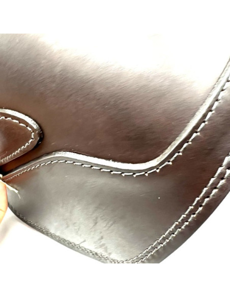 Brown Saddlebag + Frame for Indian Boober Twenty Rogue Sixty (20017-2024) Leather Solo Bag Custom