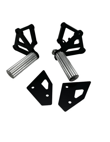 Front Sets Driver's Footrest Footpegs Honda CB 650R CB1000 Hornet (2019-2025) Stunt Gymkhana