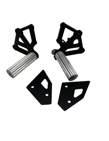 Front Sets Driver's Footrest Footpegs Honda CB 650R CB1000 Hornet (2019-2025) Stunt Gymkhana
