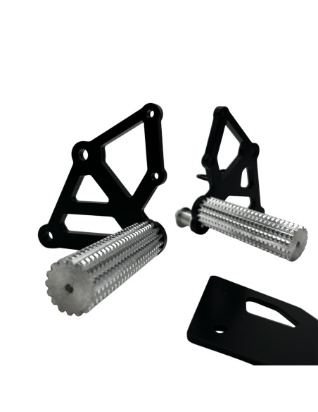 Front Sets Driver's Footrest Footpegs Honda CB 650R CB1000 Hornet (2019-2025) Stunt Gymkhana