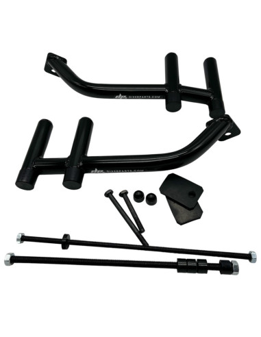 Suzuki SV650 Crash Cage (2003-2013) - Crash Bar Engine Guard | Stunt Race Track