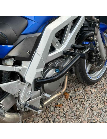 Suzuki SV650 Crash Cage (2003-2013) - Crash Bar Engine Guard | Stunt Race Track