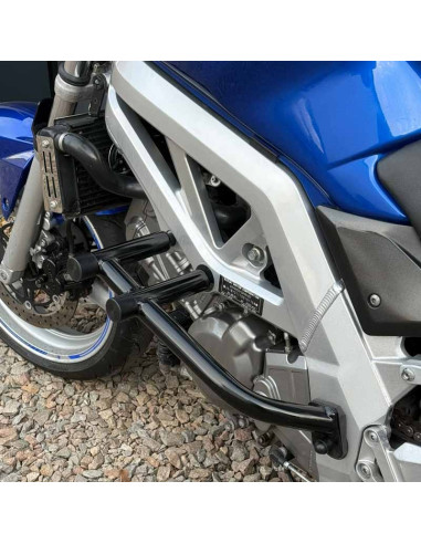 Suzuki SV650 Crash Cage (2003-2013) - Crash Bar Engine Guard | Stunt Race Track