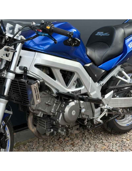 Suzuki SV650 Crash Cage (2003-2013) - Crash Bar Engine Guard | Stunt Race Track
