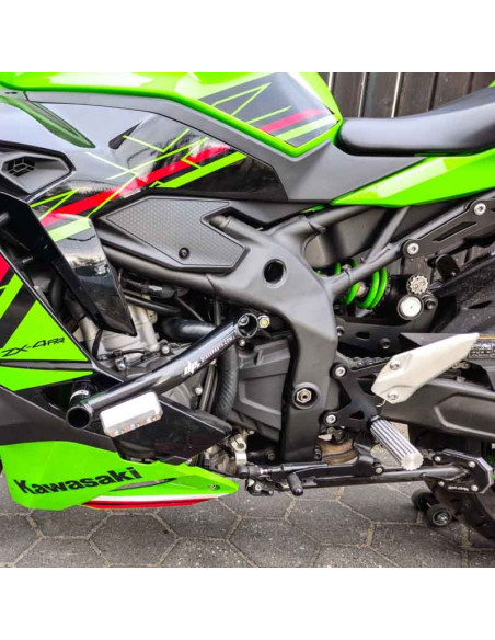 Front Sets Driver's Footrest Footpegs Kawasaki ZX4-RR Ninja ZX400 (2023-2025) Stunt Gymkhana