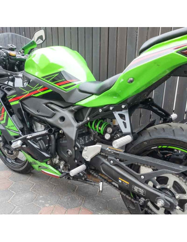 Front Sets Driver's Footrest Footpegs Kawasaki ZX4-RR Ninja ZX400 (2023-2025) Stunt Gymkhana