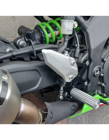 Front Sets Driver's Footrest Footpegs Kawasaki ZX4-RR Ninja ZX400 (2023-2025) Stunt Gymkhana