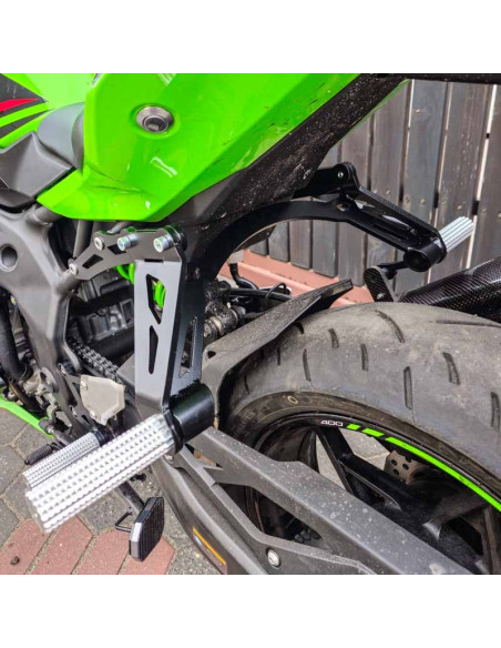 Rear Sets - Footrests Pegs Subcage Kawasaki ZX4-RR Ninja ZX400 (2023-2025) Stunt Gymkhana