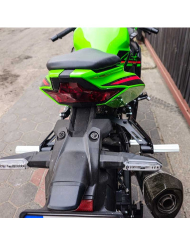 Rear Sets - Footrests Pegs Subcage Kawasaki ZX4-RR Ninja ZX400 (2023-2025) Stunt Gymkhana