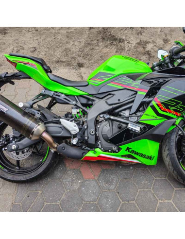 Rear Sets - Footrests Pegs Subcage Kawasaki ZX4-RR Ninja ZX400 (2023-2025) Stunt Gymkhana
