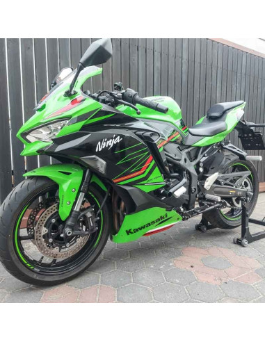 Rear Sets - Footrests Pegs Subcage Kawasaki ZX4-RR Ninja ZX400 (2023-2025) Stunt Gymkhana