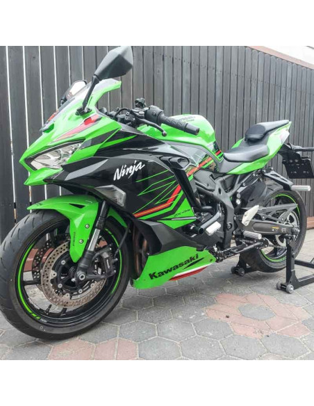 Rear Sets - Footrests Pegs Subcage Kawasaki ZX4-RR Ninja ZX400 (2023-2025) Stunt Gymkhana