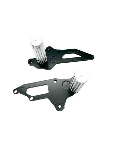 Front Sets Driver's Footrest Footpegs Yamaha MT07 MT-07 (2014-2024) Stunt Gymkhana