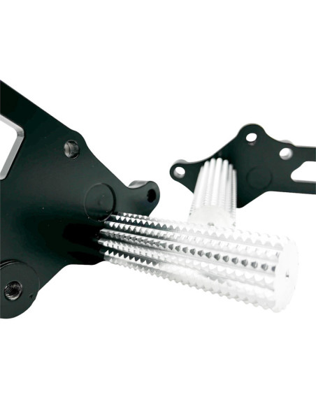 Front Sets Driver's Footrest Footpegs Yamaha MT07 MT-07 (2014-2024) Stunt Gymkhana