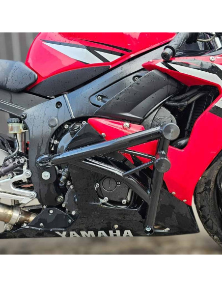 Yamaha R6 Crash Cage YFZF (2003-2005) 5SL - Engine Guard Crash Bar - Stunt Gymkhana