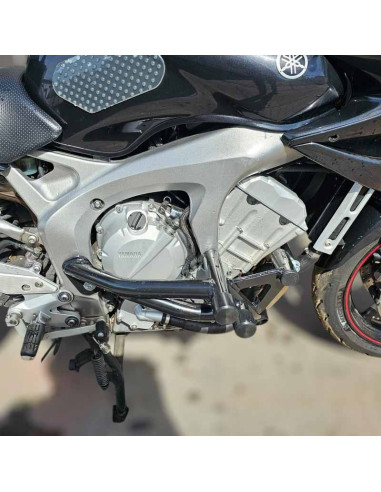 Crash Cage Engine Guard Bar Yamaha FZ6 Fazer (2004-2009) S1 S2 Stunt Gymkhana