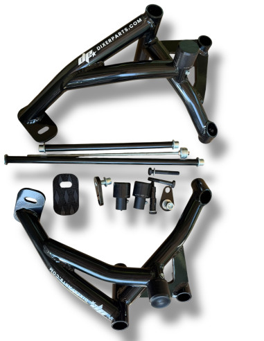 Crash Cage Engine Guard Bar Yamaha FZ6 Fazer (2004-2009) S1 S2 Stunt Gymkhana