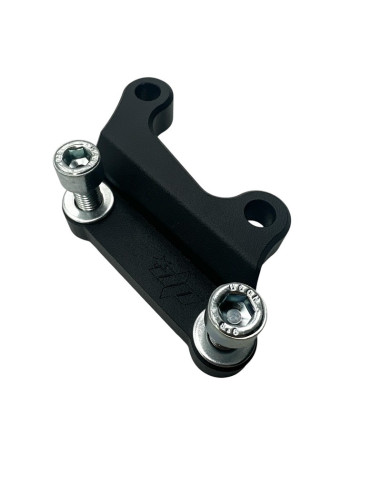 Left Upgrades OEM Caliper Adapter Bracket 14" (355mm) rotor Harley Davidson Dyna Softail Touring