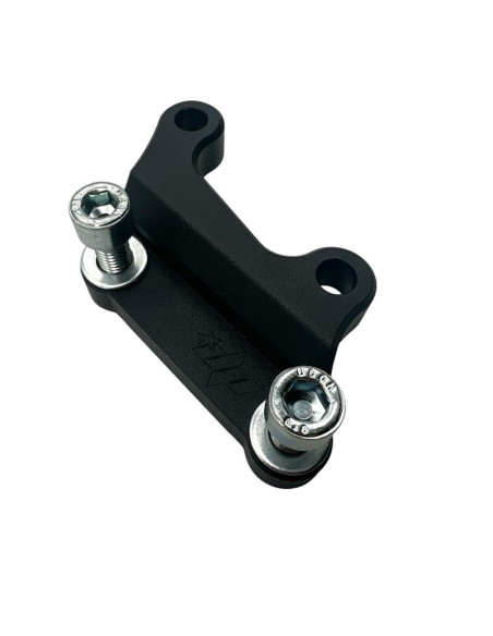 Left Upgrades OEM Caliper Adapter Bracket 14" (355mm) rotor Harley Davidson Dyna Softail Touring