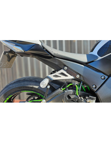 Rear Sets Footrests Pegs Subcage Kawasaki ZX10R Ninja (2011-2015) Stunt Gymkhana