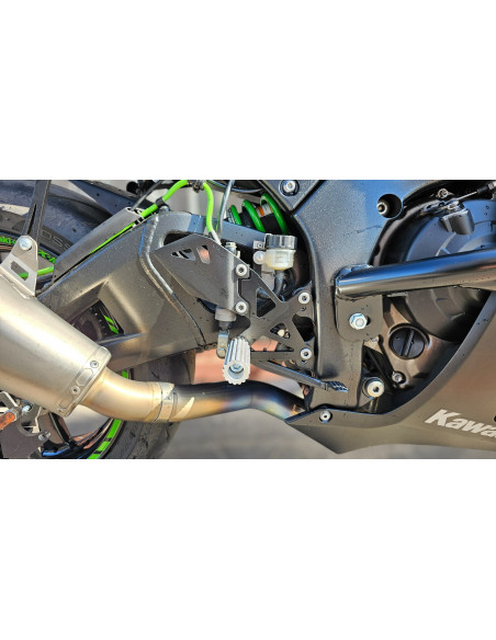 Front Sets Driver's Footrest Footpegs Kawasaki ZX10R Ninja (2011-2015)  Stunt Gymkhana