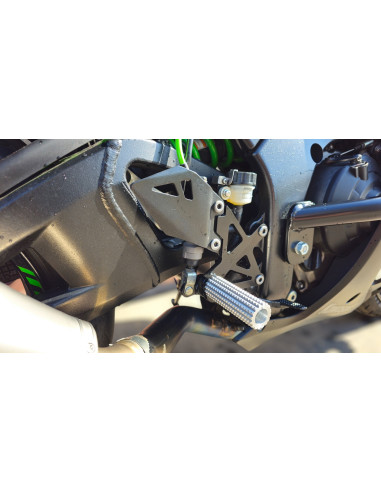 Front Sets Driver's Footrest Footpegs Kawasaki ZX10R Ninja (2011-2015)  Stunt Gymkhana