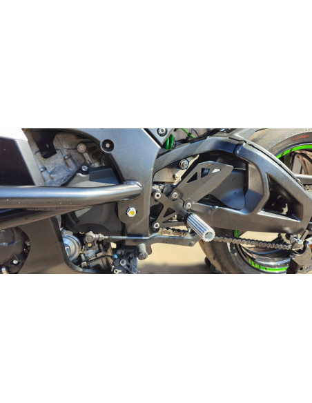 Front Sets Driver's Footrest Footpegs Kawasaki ZX10R Ninja (2011-2015)  Stunt Gymkhana