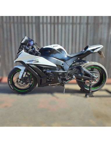 Front Sets Driver's Footrest Footpegs Kawasaki ZX10R Ninja (2011-2015)  Stunt Gymkhana