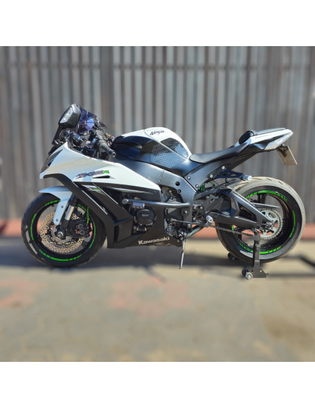 Front Sets Driver's Footrest Footpegs Kawasaki ZX10R Ninja (2011-2015)  Stunt Gymkhana