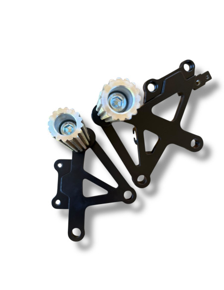 Front Sets Driver's Footrest Footpegs Kawasaki ZX10R Ninja (2011-2015)  Stunt Gymkhana