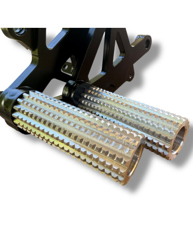Front Sets Driver's Footrest Footpegs Kawasaki ZX10R Ninja (2011-2015)  Stunt Gymkhana