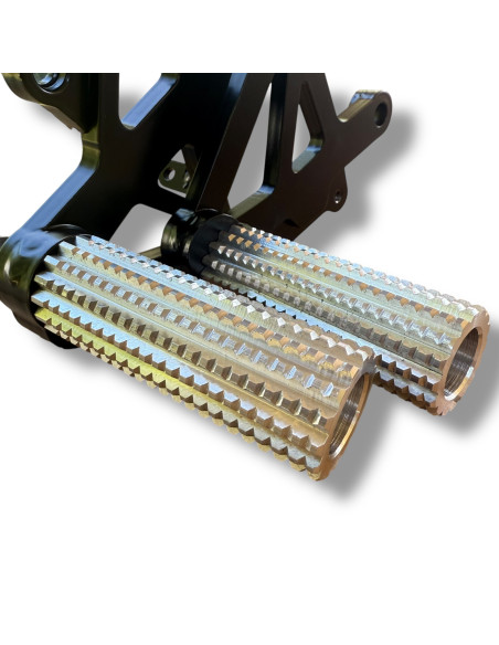 Front Sets Driver's Footrest Footpegs Kawasaki ZX10R Ninja (2011-2015)  Stunt Gymkhana