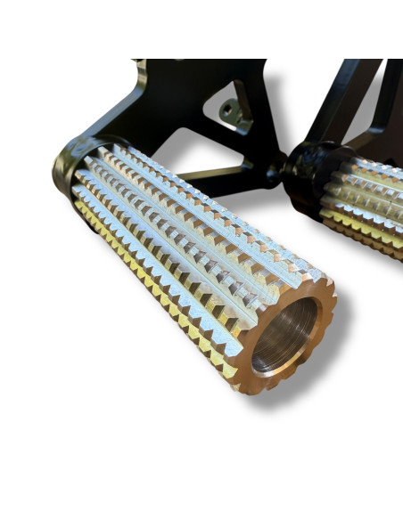 Front Sets Driver's Footrest Footpegs Kawasaki ZX10R Ninja (2011-2015)  Stunt Gymkhana