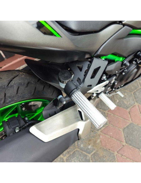 Rear Sets Footrests Pegs Subcage Kawasaki Z500 ABS (2024-2025) Stunt Gymkhana