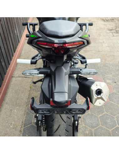 Rear Sets Footrests Pegs Subcage Kawasaki Z500 ABS (2024-2025) Stunt Gymkhana