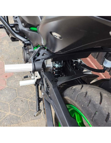Rear Sets Footrests Pegs Subcage Kawasaki Z500 ABS (2024-2025) Stunt Gymkhana