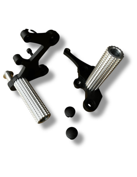 Front Sets Driver's Footrest Footpegs Kawasaki Z500 ABS (2024-2025) Stunt Gymkhana