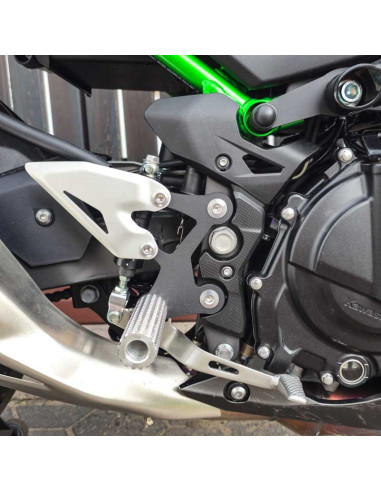 Front Sets Driver's Footrest Footpegs Kawasaki Z500 ABS (2024-2025) Stunt Gymkhana