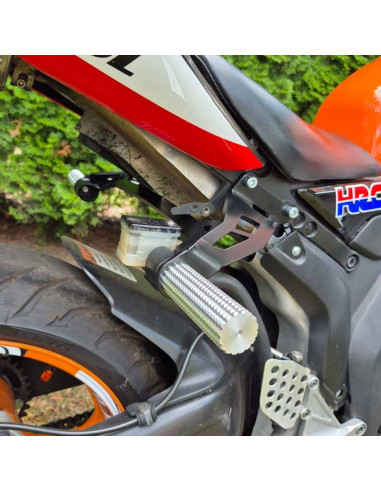 Rear Sets Footrests Pegs Subcage Honda CBR 1000RR SC57 A/B (2004-2007) Stunt Gymkhana