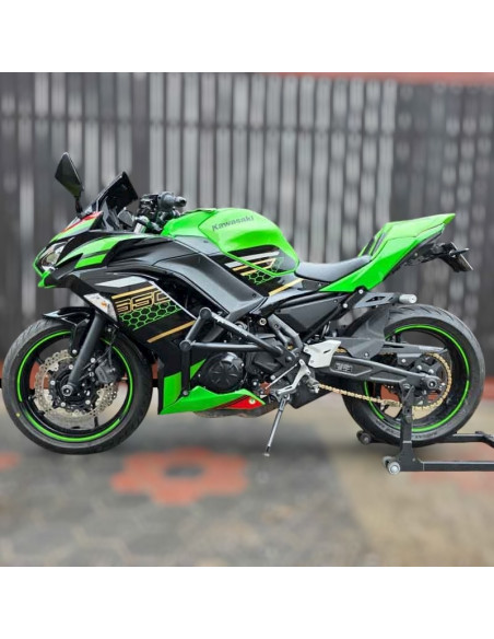 Kawasaki Ninja 650 Crash Cage (2017-2024) - Stunt Drift Street Engine Guard Highway Bar