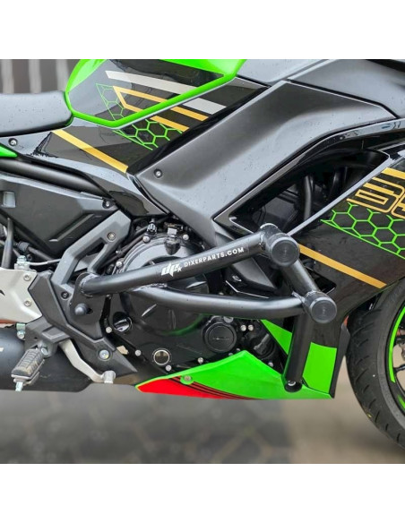 Kawasaki Ninja 650 Crash Cage (2017-2024) - Stunt Drift Street Engine Guard Highway Bar