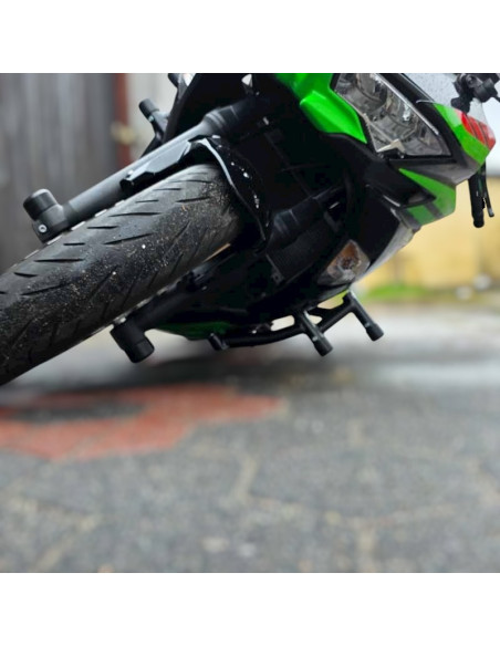 Kawasaki Ninja 650 Crash Cage (2017-2024) - Stunt Drift Street Engine Guard Highway Bar